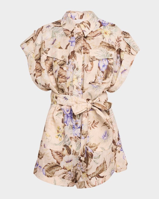 Coco Cuffed Playsuit
